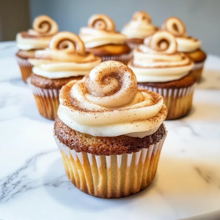 Cinnamon Roll Cupcake Recipe