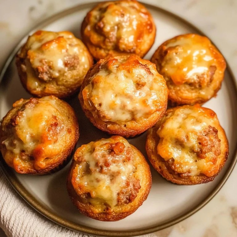 High-Protein Pancake Sausage Mini Muffins