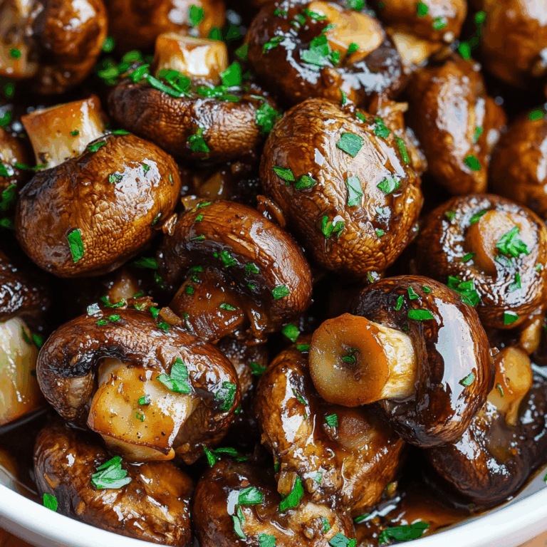 Balsamic Roasted Mushrooms