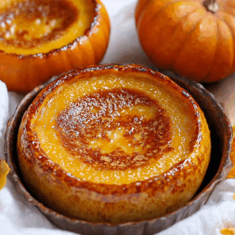Pumpkin Spice Crème Brûlée